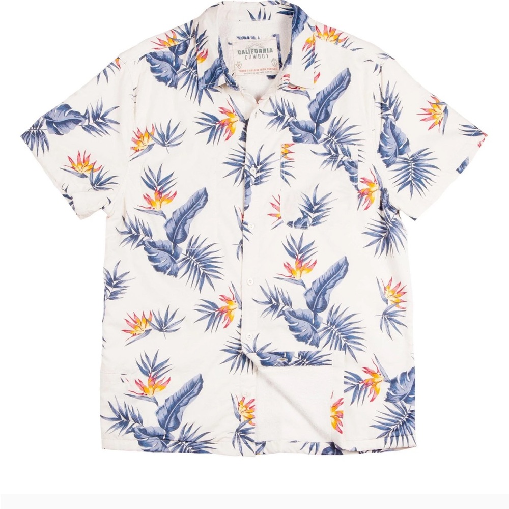 California Cowboy High Water Shirt Terry Lined